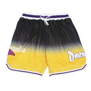 Darkwing Duck Los Angeles Lakers Men's Headgear Classics Mesh Basketball Shorts